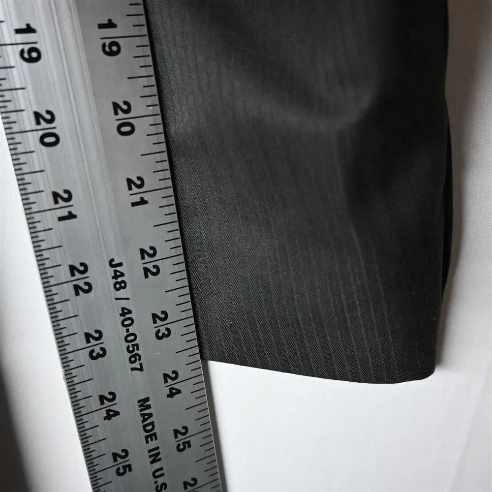 Geoffrey Beene 38R Brown Stripe Mens‎ Blazer Sport Coat Suit Jacket